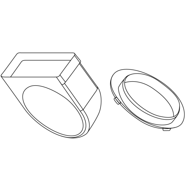 Adjustable Rangehood 150 Sketch