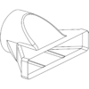 Round to Rectangle Adaptor