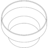 Round to round adaptor 200 to 150